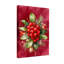 Noël, baies rouges, feuilles vertes, décorations de Noël-333969647