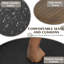 Ensemble de conversation d'extérieur en bois massif avec causeuse et table d'appoint Polett-606672590-606672589