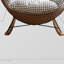 Chaise berçante en bois massif