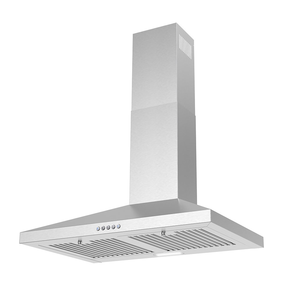 HisoHu 30/36 Inch Vent Wall Mount Range Hood 780 CFM Stainless Steel - On  Sale - Bed Bath & Beyond - 37556946