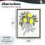 Cadre flottant avec croquis citrons et fleurs, design par Cecilia Battaini-421245672-421245673