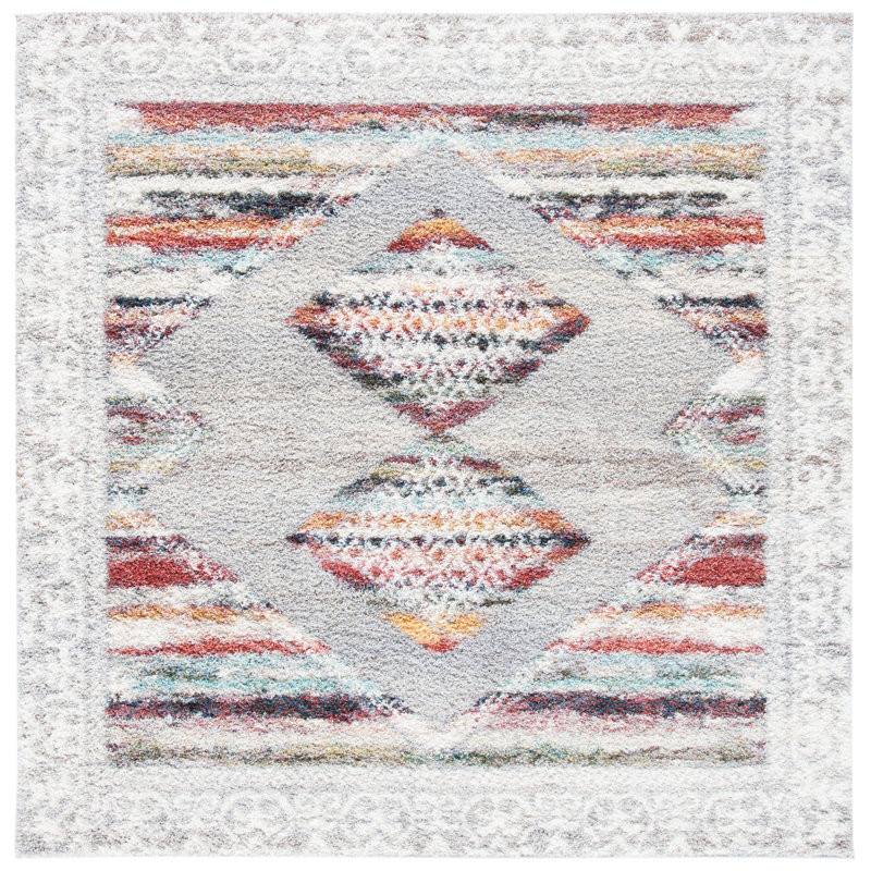 Waddon Performance Southwestern Rug, Square 6'7"