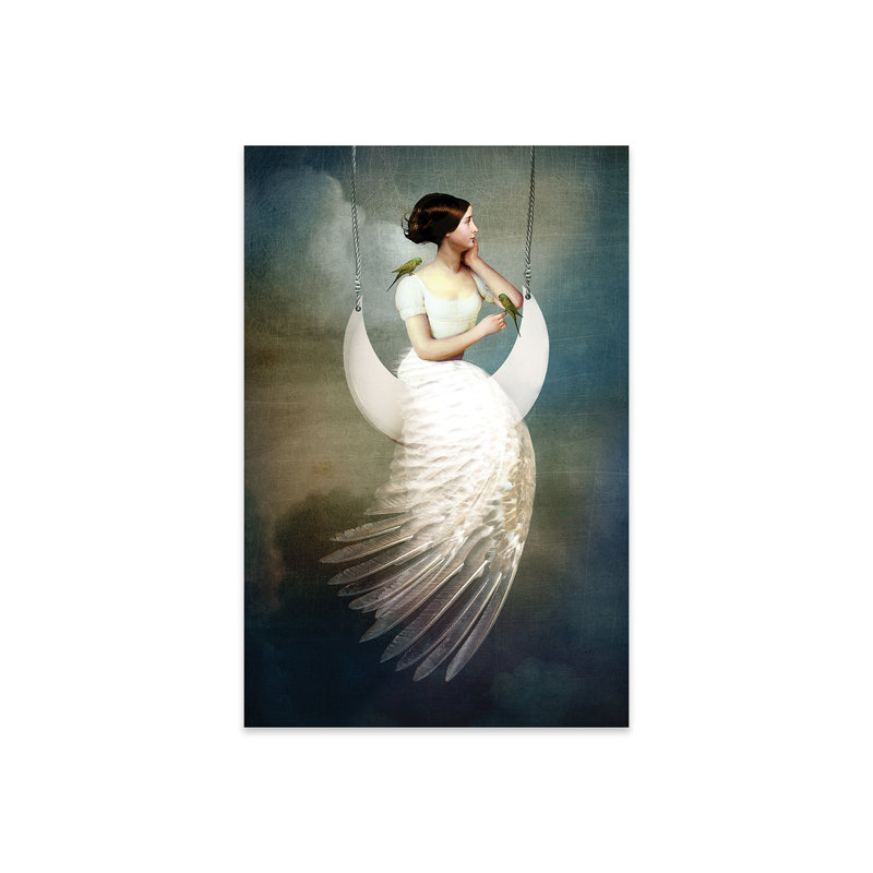To To Moon and Back, impression sur verre acrylique, H 24 po x l 16 po x P 0,25 po