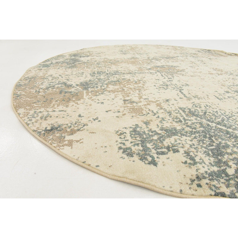 Wilhoit Abstract Indoor Rug, Round 8'