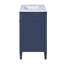 Meuble-lavabo de 36 po avec lavabo supérieur, meuble-lavabo moderne avec 2 tiroirs et tiroir escamotable, meuble-lavabo simple-109906645