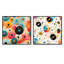 Corrielus - Ensemble de 2 collages de formes carrées abstraites-101845500-101845503