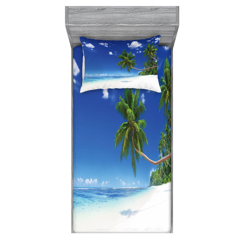 Microfiber Sheet Set, Twin Sheet Set with Fitted Sheet