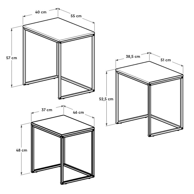 Barberine Coffee Table, Natural