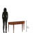Raybon 52.75'' Solid Wood Top Console Table