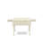 3 Piece Kitchen Table & Chairs Set Contains a Rectangle Dining Room Table with Dropleaf and 2 Gray Linen Fabric Parsons Chairs, Linen White-1210447990-1224005847-1224005843