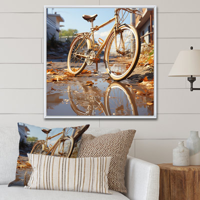 Or sur roues, impression sur toile
