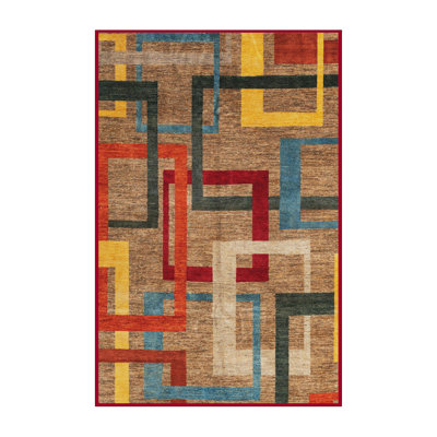 Tapis abstrait moderne 4201