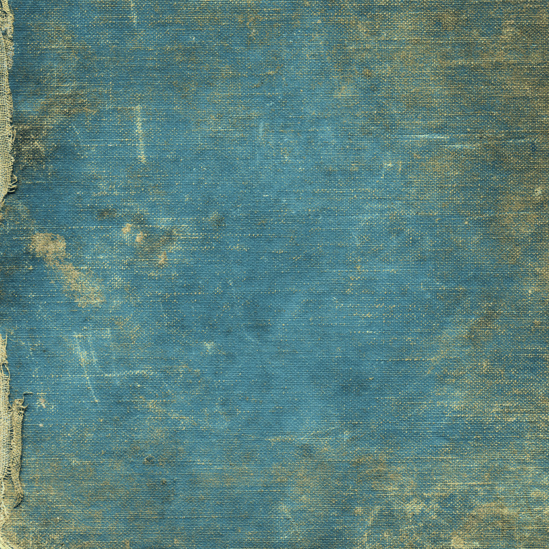 Leinwandbild Turquoise Blue Vintage Fabric Background