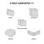 Literie brodée très grand 8 pièces - Design sophistiqué, 8 édredons avec détails de broderie gracieuse, microfibre-119105495-119105496