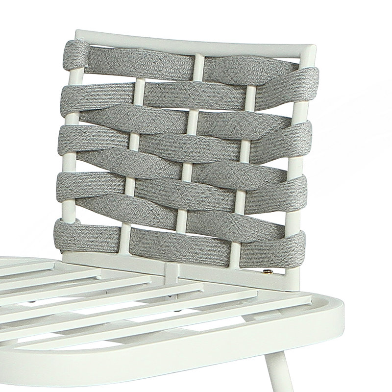 Ensemble de recouvrement en acier 4 pièces, Blanc cassé / blanc