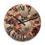 Horloge murale en bois massif Renn-1080557987