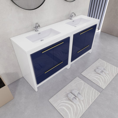Ensemble de meuble-lavabo double 72 po Eden