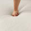 Causeuse incurvée 66,93 pouces à compression complète blanche, tissu en velours de peluche, canapé compact sans assemblage pour petits espaces et appartements, capacité de 350 lb-140968498