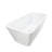66.9" x 29.5" Freestanding Soaking Acrylic Bathtub-88388743