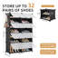32 Pair Stackable Shoe Storage Cabinet-1583016010