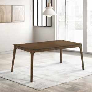 Benonie 65.75" Solid Oak Dining Table