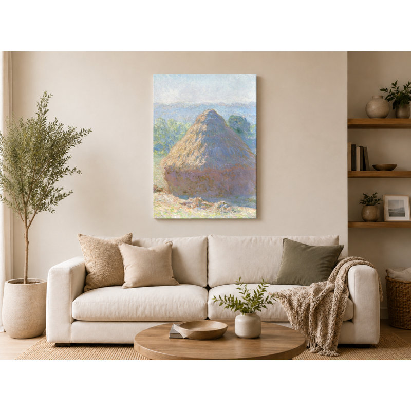 Haystacks, End of Summer (1891) - Art mural sur toile, 20" W x 16" H