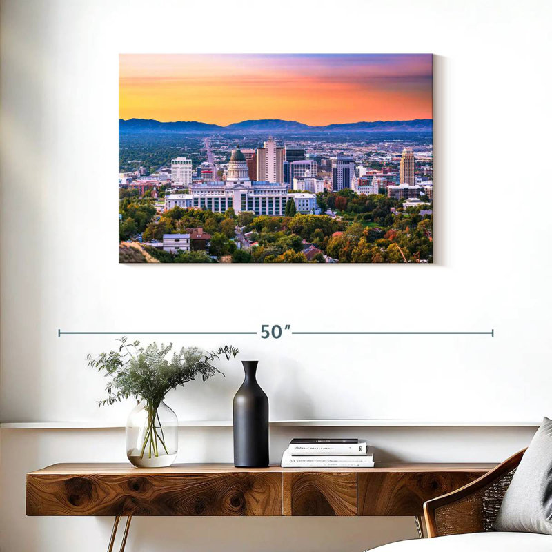 Paysage de Nicci Salt Lake City, H 24 po x l 36 po