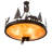 Nailsea 4 - Light Dimmable Drum Chandelier
