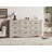 Modern rustic-style nine-drawer dresser with ample storage capacity. Features a 59-inch wide body design and anti-tip device for safety and stability. Available in four color options.-889112438