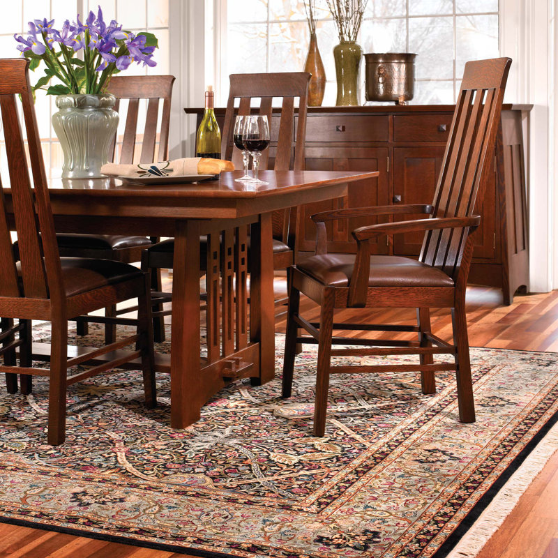 English Arts And Crafts Rug, Rectangle 8' x 10'