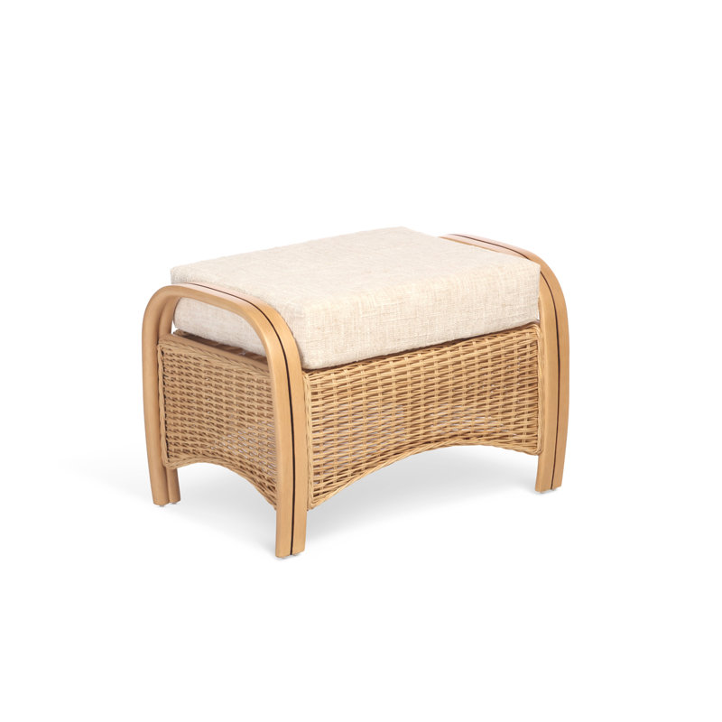 70cm Wide Solid Colour Footstool Ottoman
