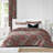 Tangier Red/Blue Linen Set Coverlet/Bedspread Set-62296388
