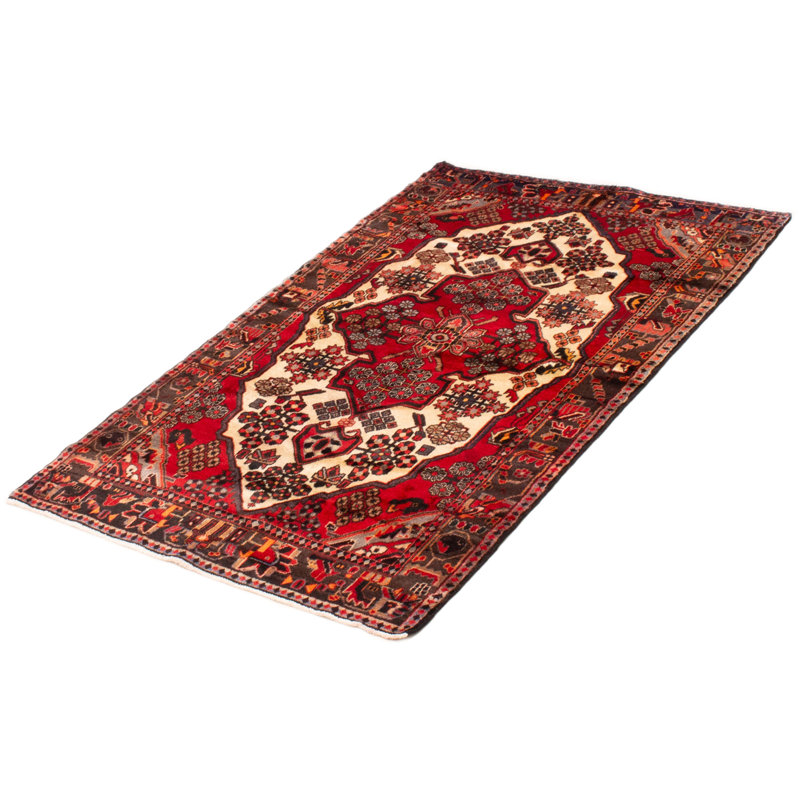 Tapis unique en laine 4 pi 2 po x 6 pi 7 po Yonita
