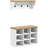 Versatile Coat Rack And Shoe Bench Set For Organized Entryways And Mudrooms