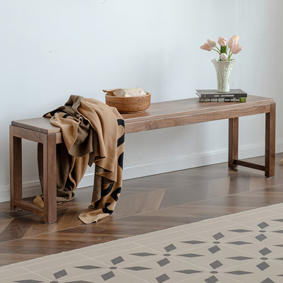 Banc en bois massif