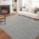 Machine Washable Rug with Rubber Backing for Living Room Braided Printed Texture Non-Slip Dining Room Rug Easy-Cleaning Striped Floor Carpet for Bedroom Office Nursery Playroom