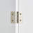 Tall Storage Cabinet with Three Drawers for Bathroom/Office, White