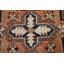 Tapis géométrique en laine à motif persan Heriz noué à la main 8 x 9