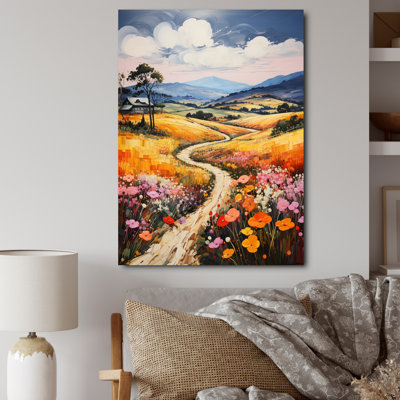 Balan Farm Summer Fauvist Field I, reproduction d'art sur toile