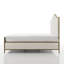 Lit rembourré en métal martelé de style moderne Lalia-124257343-124653006