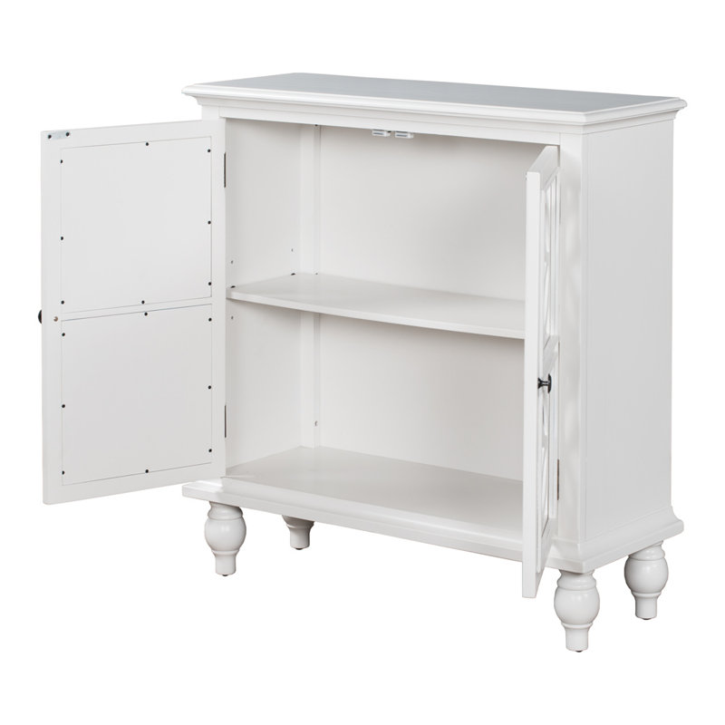 Buffet avec portes, Blanc