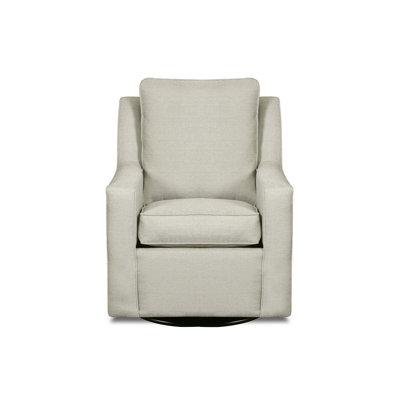 Fauteuil oscillant pivotant Miley avec tissu gris Millionaire - fabriqué aux États-Unis