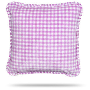  Gingham Throw Pillow