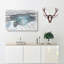 Icelandic Waterfall in Abstract - Wrapped Canvas Drawing - Wrapped Canvas-55311662