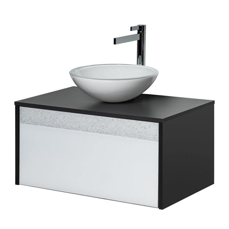 Single Vanity, Gray/White