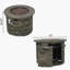 35 po 40000 BTU FIREPIT - ROND