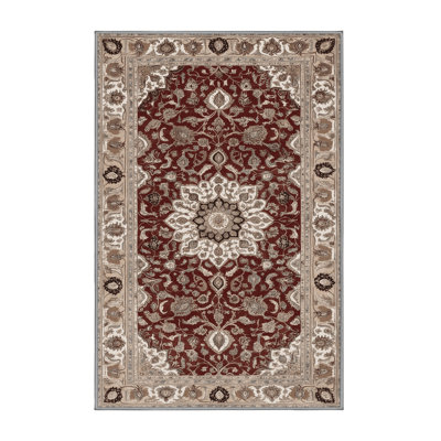 Tapis persan gris lavable à la machine