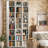Narrow Design Storage,8-layer Thin High Bookcase With Open Adjustable Shelves,cube Display Rack-328062468