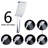 Handheld Shower - 6 Spray Settings, Optimize Flow, Detachable, Wall Mount Square Shape High In Modes, Smart Switch, Installed