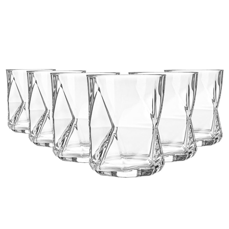 Cassiopea Whisky Glasses, Clear, 4, 330ml